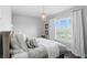 Bright main bedroom offering natural light, soft textures, and serene ambiance at 6882 Bladstone Rd, Noblesville, IN 46062