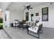 A cozy porch with comfortable seating at 6882 Bladstone Rd, Noblesville, IN 46062