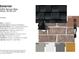 Close up on design elements, including shingles, brick, and hardware, showcasing the attention to detail at 6894 Renoir Way, Avon, IN 46123