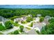 Aerial community view featuring tree-lined streets and well-maintained properties at 7212 Maple Bluff Pl, Indianapolis, IN 46236