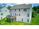 Lush backyard featuring a spacious deck perfect for outdoor living at 7212 Maple Bluff Pl, Indianapolis, IN 46236
