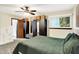 Bright, airy bedroom with wardrobe, window and ensuite bathroom access at 7504 Troon Ct, Indianapolis, IN 46237
