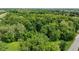 Overhead shot of lush green tree covered area with a road running along the side at 7811 N County Road 500 E, Pittsboro, IN 46167