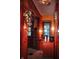 Hallway with wood paneling and beverage station at 783 Woodruff Place Middle Dr, Indianapolis, IN 46201