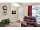 Inviting foyer featuring modern decor, tile flooring, and a view to living space at 1056 Hilltop Commons Blvd, Whiteland, IN 46184