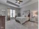 Comfortable bedroom with soft carpet, natural light, and a decorative 'blessed' sign at 1215 W Curry Rd, Greenwood, IN 46143