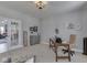 Cozy office featuring a large desk, comfortable chair, and soft carpeting at 1215 W Curry Rd, Greenwood, IN 46143