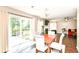 Cozy dining area featuring a sliding glass door to the backyard patio at 12343 Slate Dr, Fishers, IN 46037