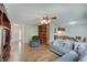 Bright living room with an open layout, showcasing hardwood floors and comfortable seating at 12515 Traverse Pl, Fishers, IN 46038