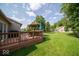 A home with a spacious backyard including a gazebo and deck, ideal for outdoor gatherings at 13910 Brightwater Dr, Fishers, IN 46038
