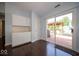 Kitchen area with sliding glass doors leading to a deck and gazebo at 13910 Brightwater Dr, Fishers, IN 46038