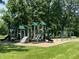 Community playground featuring a variety of equipment for children to enjoy and play outdoors at 13910 Brightwater Dr, Fishers, IN 46038