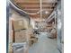 Unfinished basement provides ample storage and possibilities for a rec room, workshop, or home gym at 4075 Dartmoor Dr, Greenwood, IN 46143
