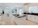 Stylish kitchen with a center island, stainless steel appliances, and an open layout at 4075 Dartmoor Dr, Greenwood, IN 46143