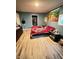 Bedroom with hardwood floors and access to a closet at 4108 Patricia St, Indianapolis, IN 46222