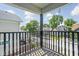 Balcony shows neighborhood views with sky at 422 Sanders St, Indianapolis, IN 46225