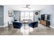 Inviting living room with stylish furniture, hardwood floors, and large windows for natural light at 422 Sanders St, Indianapolis, IN 46225