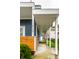 Exterior detail showcasing the home's entrance, architecture, and unique design features at 529 E Merrill St, Indianapolis, IN 46203