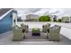 Rooftop deck with outdoor seating at 529 E Merrill St, Indianapolis, IN 46203