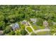 Beautiful aerial view of homes surrounded by lush greenery and mature trees at 7554 Silverpine Ct, Indianapolis, IN 46250