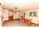 A bedroom featuring carpet, walls, a window and light fixture at 7829 Rahke Rd, Indianapolis, IN 46217