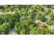 Lovely aerial view highlighting the tree-lined streets and well-maintained yards of the surrounding neighborhood at 8635 Bishops Ln, Indianapolis, IN 46217