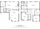 Comprehensive floor plan view of the first and second floors, illustrating the home's full layout and dimensions at 9605 Treyburn Green Way, Indianapolis, IN 46239