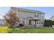 Inviting backyard with a wooden deck, gazebo, mature tree, and grill, perfect for entertaining at 9840 N Anchor Bnd, McCordsville, IN 46055