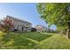 Expansive backyard featuring a gazebo and well-maintained lawn, perfect for outdoor enjoyment at 9840 N Anchor Bnd, McCordsville, IN 46055