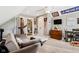 Cozy bonus room featuring a comfortable seating area and home gym equipment at 1295 Maclaren Ct, Franklin, IN 46131