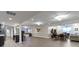 Open concept basement with a bar, office, and seating area, perfect for flexible living at 16550 Gleneagles Ct, Noblesville, IN 46060