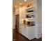 A well-organized kitchen area featuring granite countertops, sleek cabinets, and stainless steel appliances at 16550 Gleneagles Ct, Noblesville, IN 46060