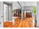 Open concept living space with hardwood floors and abundant natural light at 3695 Windsor Pl, Martinsville, IN 46151