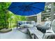 Inviting outdoor patio with comfortable seating and scenic views at 3695 Windsor Pl, Martinsville, IN 46151