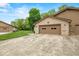 Attached two-car garage and large drive provide lots of parking at 3714 Timberview Ct, Anderson, IN 46011