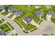 Birds-eye view of the home, its neighborhood, and surrounding homes in a well-maintained community at 4416 Eaglecrest Pl, Zionsville, IN 46077