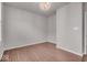 Bedroom with neutral walls and hardwood flooring at 4416 Eaglecrest Pl, Zionsville, IN 46077