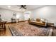 Cozy living room with fireplace and updated decor at 5677 Carrollton Ave, Indianapolis, IN 46220