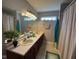 A full bathroom with double sinks, shower and decorative mirrors and light fixtures at 7175 Oakview Dr, Avon, IN 46123