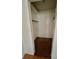 Walk-in closet featuring built-in shelving to maximize storage potential at 9794 Kingscross Ct, Indianapolis, IN 46235