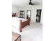 Spacious bedroom featuring a queen-sized bed, ample closet space, and an ensuite bathroom at 10197 Apple Blossom Cir, Fishers, IN 46038