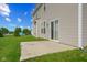 Spacious backyard with a concrete patio and vinyl siding on home at 1026 Sorrell Pass, Greenwood, IN 46143