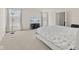 Spacious main bedroom with natural light, modern decor, and open access to the hallway at 1026 Sorrell Pass, Greenwood, IN 46143