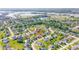 Aerial view of the neighborhood near Geist Riverside Park and Ohio Road, showing the property's location at 10555 Serra Vista Pt, Fishers, IN 46040