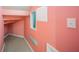 Hallway featuring painted walls, carpeted floors, and a crawl space, providing a modern aesthetic at 10555 Serra Vista Pt, Fishers, IN 46040