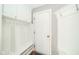 Mudroom boasts hooks, bench, storage, and easy access to the home's interior at 10555 Serra Vista Pt, Fishers, IN 46040
