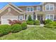 Charming two-story home with landscaped yard and attached two-car garage at 1294 Vista Way, Greenwood, IN 46143