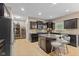 Stylish kitchen with a center island, stainless steel appliances, and ample cabinet space at 1294 Vista Way, Greenwood, IN 46143