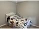 Bedroom featuring a white bed frame, neutral walls, and carpet at 1378 Runningbrook Dr, Avon, IN 46123