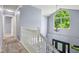 Bright foyer featuring a large arched window and chandelier at 13938 Charleswood Ct, Fishers, IN 46038